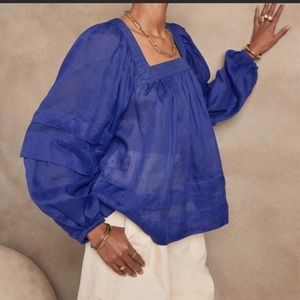 Banana Republic Elegant Blue Top